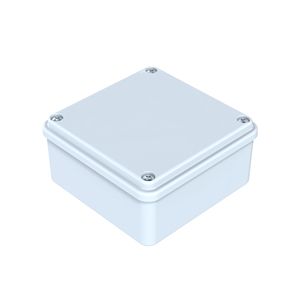 Caja de Conexiones de Plástico ABS de 100x100x50 mm, Caja de Distribución de Panel de Montaje Superficial IP65, Impermeable, Blanca, Ligera, 0.12 kg - Product Image 2