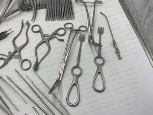 Ensemble d'instruments chirurgicaux pour greffe de dérivation coronarienne, style Aesculap Jarit V. Mueller, manuel, acier inoxydable allemand - Product Image 2