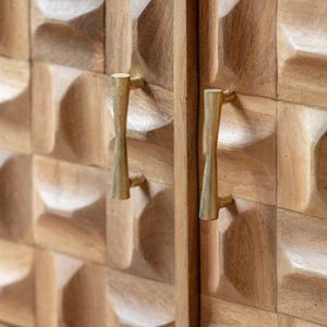 NOTCH acacia <b>wood</b> <b>shelving</b> unit <b>Solid</b> <b>wood</b> handmade handicraft storage cabinet - Product Image 2