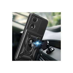 Étui de téléphone magnétique JoieCreatif Vega Series 5G pour Honor 90, anti-traces de doigts, coque rigide en PC, protection de l'appareil photo, couvercle coulissant - Product Image 4
