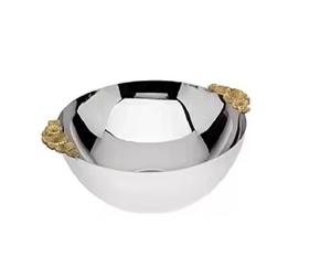 Bol de service décoratif en métal de luxe Bol à fruits et légumes Décorations de table Bol de service à usage d'ustensiles de cuisine - Product Image 3