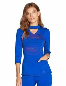 Uniformes médicaux à manches courtes col en V haut d'infirmière d'hôpital à vendre - Product Image 6