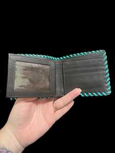 Portefeuille court pour homme avec blocage RFID, imprimé animal, texture en fourrure, design artisanal, doublure en nylon, multifonctionnel pour un usage quotidien - Product Image 5