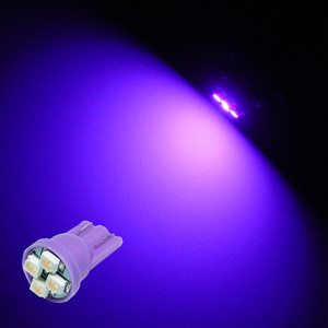 Led bóng đèn + ổ cắm 168 194 T10 Cụ Bảng điều chỉnh Dash ánh sáng 4SMD 3528 bóng đèn 1/2 "Twist Khóa cơ sở cụm 12V màu hồng tím Hy - Product Image 6