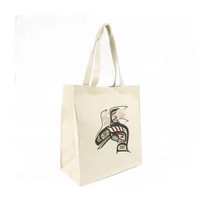 Орлиное крыло с принтом, гарантированное качество, обслуживание OEM, дешевый Пользовательский логотип, органический холст, оригинальный размер, Экологически чистая переработанная сумка