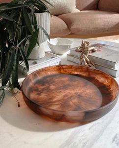 SALAD Friendly Modern Fancy Round Big Size Resin <b>Fruit</b> and Salad Bowls with Top Quality Handmade Serving Bowls Multi - Product Image 2