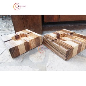 Maravilloso Cenicero de decoración de barra de madera, decoración de mesa, soporte para cenizas, Cenicero resistente al óxido, accesorios para fumar en el hogar y el Hotel, gran oferta - Product Image 3