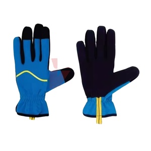Synthetic Leather <b>Gloves</b> Durable Industrial Safety <b>Gloves</b> Flexible <b>Grip</b> Fit OEM Bulk Supply - Product Image 1