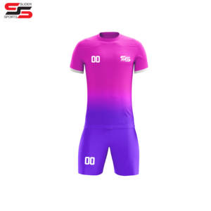 Uniformes de camiseta de fútbol sublimados personalizados para hombres de alta calidad a precio barato al por mayor con sus propios diseños y logotipos - Product Image 1