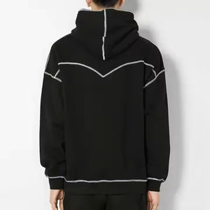 Las mejores sudaderas con capucha de peso pesado con costuras personalizadas Super Oversized Top Plain Fleece transpirable y OEM personalizado sin MOQ para uso en invierno - Product Image 5