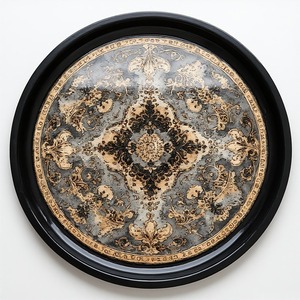 ถาดเหล็กใสลายน้ำค้างยามเช้าพร้อมฟองเล็กๆดอกไม้แห้งโทนสีพาสเทลสะท้อนความสดใหม่น้ำหนักเบาเป็นธรรมชาติ - Product Image 4