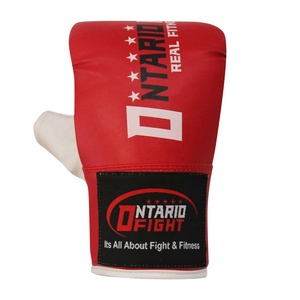 ถุงมือมวยหนังสังเคราะห์ DX HIDE สีแดงสำหรับผู้ชายมืออาชีพนวมซ้อมมวยมวยไทยพิมพ์ลายกระเป๋า - Product Image 2