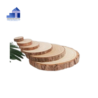 Tranches de bois de pin écologiques très demandées, dalles de bois naturel vintage multifonctionnelles pour l'artisanat, provenant de l'usine du Vietnam pour les grossistes