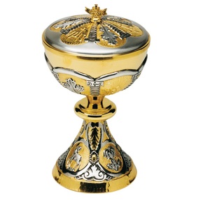 Iglesia de moda Capilla Oro Dorado Sacerdote Cruz Cáliz Host Ciborium Cristiano Católico Cáliz Suministros PARA LA Iglesia - Product Image 5