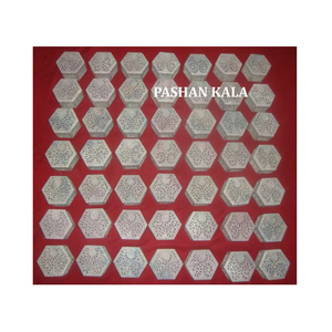 Boîtes à bijoux hexagonales sculptées à la main, finement polies, très attrayantes, pour la décoration et les cadeaux, au meilleur prix - Product Image 1