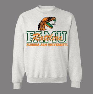 Sweat à capuche unisexe de qualité supérieure en coton mélangé, brodé et imprimé, style vintage personnalisé FAMU Florida A&M University pour hommes - Product Image 2