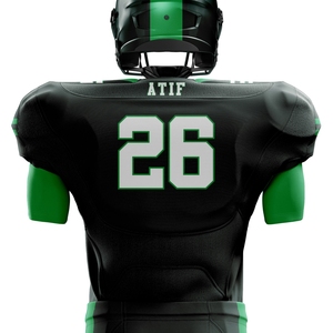 Uniforme de fútbol americano personalizado para hombres | Jersey y pantalones del equipo de alta calidad | Equipo deportivo personalizado de sarga de aparejos transpirables - Product Image 3