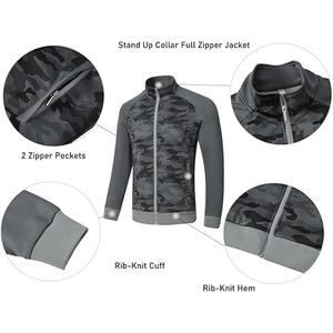 High Quality Custom Men's Sportswear Tracksuit 2 Piece Set <b>Zip</b> <b>Up</b> <b>Jacket</b> Jogging Suits Slim Fit Athletic Training Gym Wear - Product Image 2