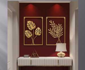 ประติมากรรมตกแต่งศิลปะโลหะ3D ผนังติดตั้งง่ายเหมาะสำหรับตกแต่งบ้านและโรงแรม - Product Image 3