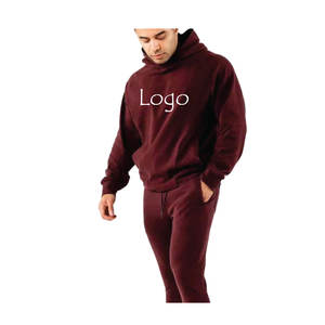 ผ้าเทอร์รี่ฟลีซเนื้อหนัก 400 450 500 แกรม ผสมผ้าฝ้าย 80% โพลีเอสเตอร์ 20% แบบเรียบง่าย ปักลาย ตัดเย็บทรงโอเวอร์ไซส์ - Product Image 5