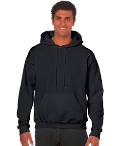 Sweat à capuche unisexe en denim d'hiver personnalisé OEM 500 g/m² 100 % coton à manches longues avec logo imprimé personnalisé coupe classique - Product Image 2
