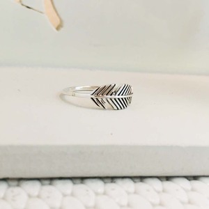 Bijoux fins de mariage 925 bagues en feuille d'argent bague minimaliste en argent sterling 925 minimaliste mignon 925 bagues en argent pour filles - Product Image 2