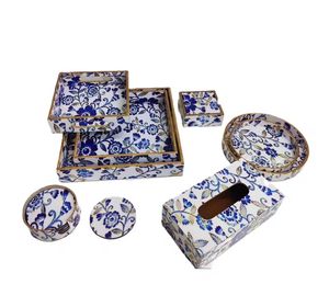 Plateau de service en MDF écologique de haute qualité thème des fruits naturels plats à prix raisonnable assiettes pour thé café petit déjeuner dîners - Product Image 6