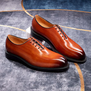 Chaussures Oxford classiques en cuir pour hommes, chaussures habillées à lacets pour affaires et mariages, confortables, Zapatos de Hombre - Product Image 2