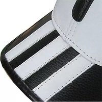 Sombrero de cuero de 5 paneles/gorras de cuero personalizadas/gorra SnapBack de ala plana de cuero