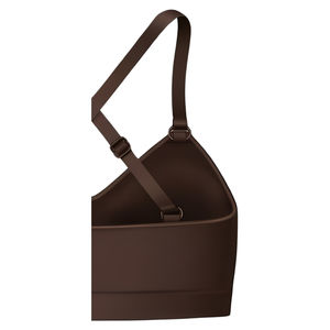 Soutien-gorge de sport pour femme à maintien élevé, écologique, simple, col en U, respirant, séchage rapide, en Spandex/Nylon, bretelles réglables, fermeture frontale amovible - Product Image 5