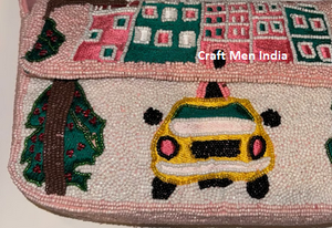 2026 Beaded Stud <b>Bag</b> Pattern Lady Shoulder <b>Bag</b> Luxury Handmade Seed Bead Fashion Custom Wholesale <b>bag</b> - Product Image 2