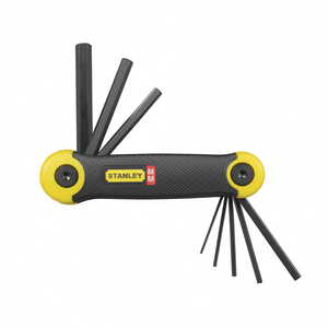 Juego de Llaves Hexagonales Plegables Métricas Stanley de 8 Piezas, Herramienta Completa de 12 Piezas para Fijación - Product Image 2