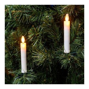 Juego de velas LED 10 piezas con clip y control remoto 69039 - Product Image 2