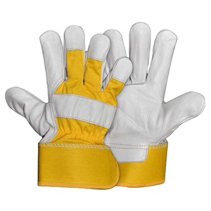 Gants de travail robustes en cuir de vachette, gants de construction industrielle, gants de grimpeur, gants de sécurité, usage général - Product Image 1