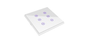 La aplicación Tuya Mobil admite dos interruptores táctiles inteligentes de control de cortina con control remoto IR, asistente de voz WiFi habilitado - Product Image 5