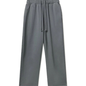 OEM Premium Quality Men's Baggy Sweatpants Vente en gros stylé à la mode Nouveau logo personnalisé Pantalon de survêtement à jambes larges pour hommes - Product Image 6