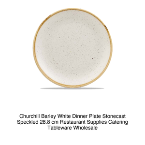 Plato de Cena Churchill Barley White Stonecast Speckled de 28.8 cm, Suministros para Restaurantes, Vajilla para Catering, Venta al por Mayor - Product Image 2
