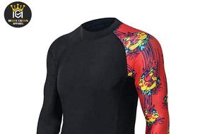 เสื้อผ้าสำหรับผู้ชาย MMA แบบแห้งเร็วระบายอากาศได้ดีและใช้งานได้จริง - Product Image 6