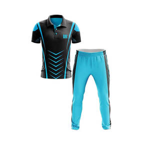 El uniforme ligero y cómodo con estampado de logotipo y número de cricket y fútbol incluye camiseta y pantalones, servicio OEM disponible - Product Image 1