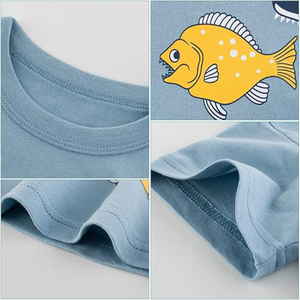 T-shirt à manches courtes en coton tricoté pour garçon, écologique, séchage rapide, vêtements de boutique, vêtements d'été pour enfants, fabriqué au Bangladesh - Product Image 6