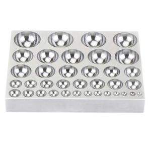 Bloc de dapping de haute qualité, finition miroir, 36 cavités, utilisé pour la fabrication de bijoux, outil de vente en gros, prix le plus bas, meilleur produit - Product Image 1