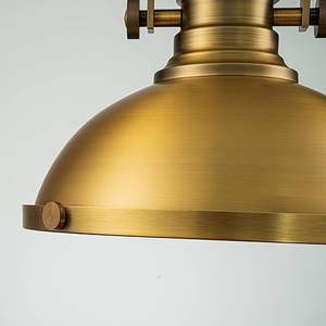 Lampe suspendue vintage industrielle <span class=keywords><strong>SIMIG</strong></span>, style loft, en fer, or, argent, pour îlot de cuisine, restaurant, luminaires suspendus de taille moyenne - Product Image 5