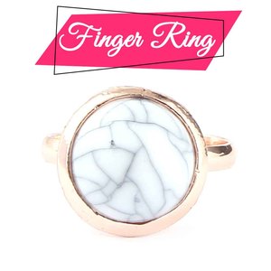 Women's Fancy <b>Locket</b> Set - Golden - White - Product Image 4