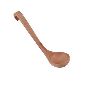 Cuillère à soupe en bois de haute qualité cuillère en bois écologique accessoires de cuisine mélange cuillère à soupe de riz en bois - Product Image 2