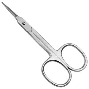 Mini ensemble de ciseaux de manucure lames incurvées en acier inoxydable pour ongles et cuticules pointues et fabriquées au Pakistan - Product Image 6