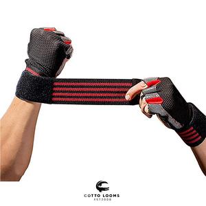 ถุงมือหนังยกน้ำหนักแบบปรับแต่งได้ตามต้องการชุดกีฬาฝึกฝนระดับพรีเมียมผู้ผลิตโรงงานที่เชื่อถือได้ - Product Image 6