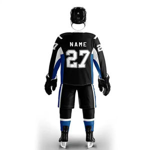 Uniforme de hockey sur glace personnalisé de haute qualité 2024 pour hommes, nouveau style avec différents designs, fabricants professionnels - Product Image 3