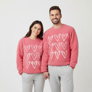 Sudadera con Diseño de Corazón para San Valentín, Cómoda y Elegante, Ideal para la Moda de Temporada y Ocasiones Especiales - Product Image 3