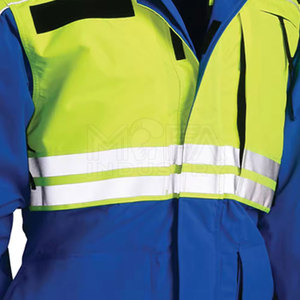 Veste de sécurité robuste réfléchissante pour une haute visibilité, imperméable, respirante et confortable pour une utilisation toute la journée - Product Image 4