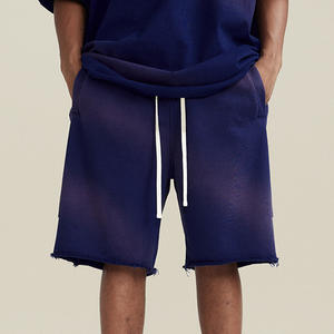 2025 último diseño de alta calidad respetuoso con el medio ambiente estilo callejero pantalones de hombre Streetwear lavado 100% algodón pantalones cortos personalizados patrón de bolsillo - Product Image 2